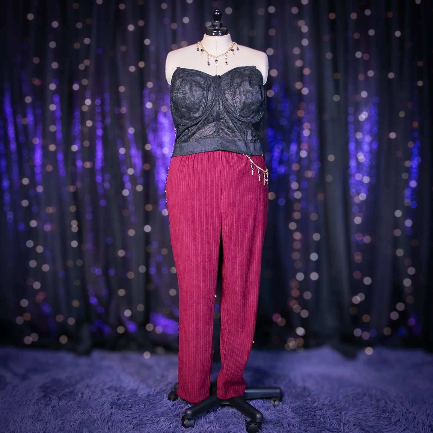 pinstripe ruby pants