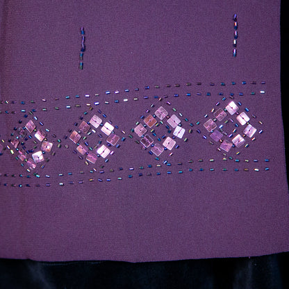 aubergine amaranth duster