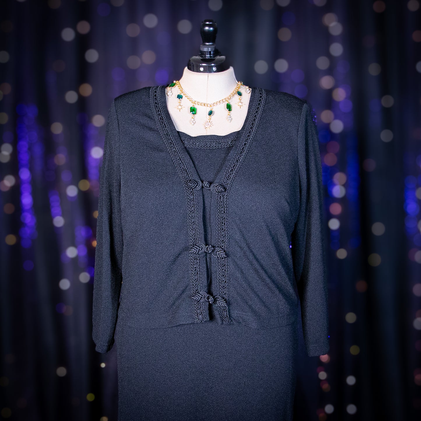 spellbook dress + cardigan co ord set