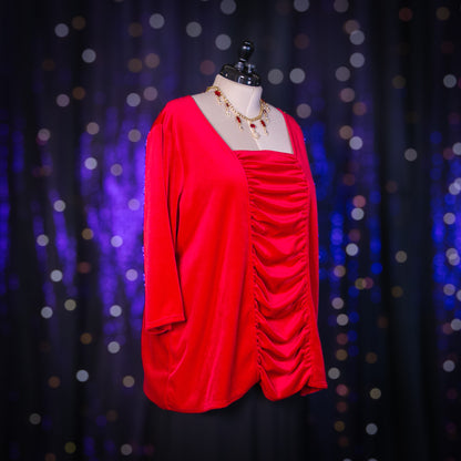 scarlet scorpio top