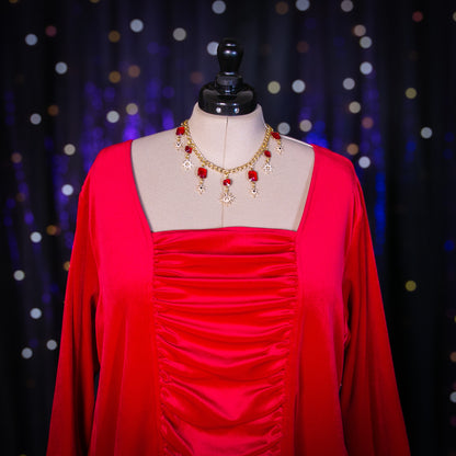scarlet scorpio top