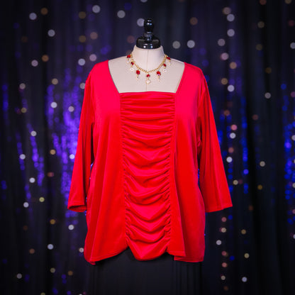 scarlet scorpio top