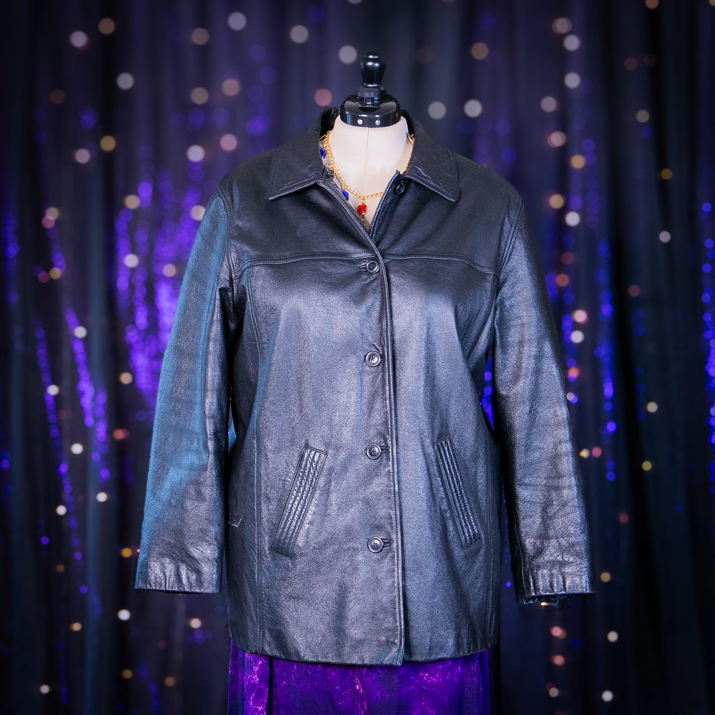 black hearts leather jacket