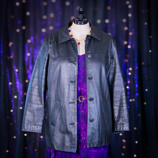 black hearts leather jacket