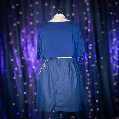 deep blue sea skirt