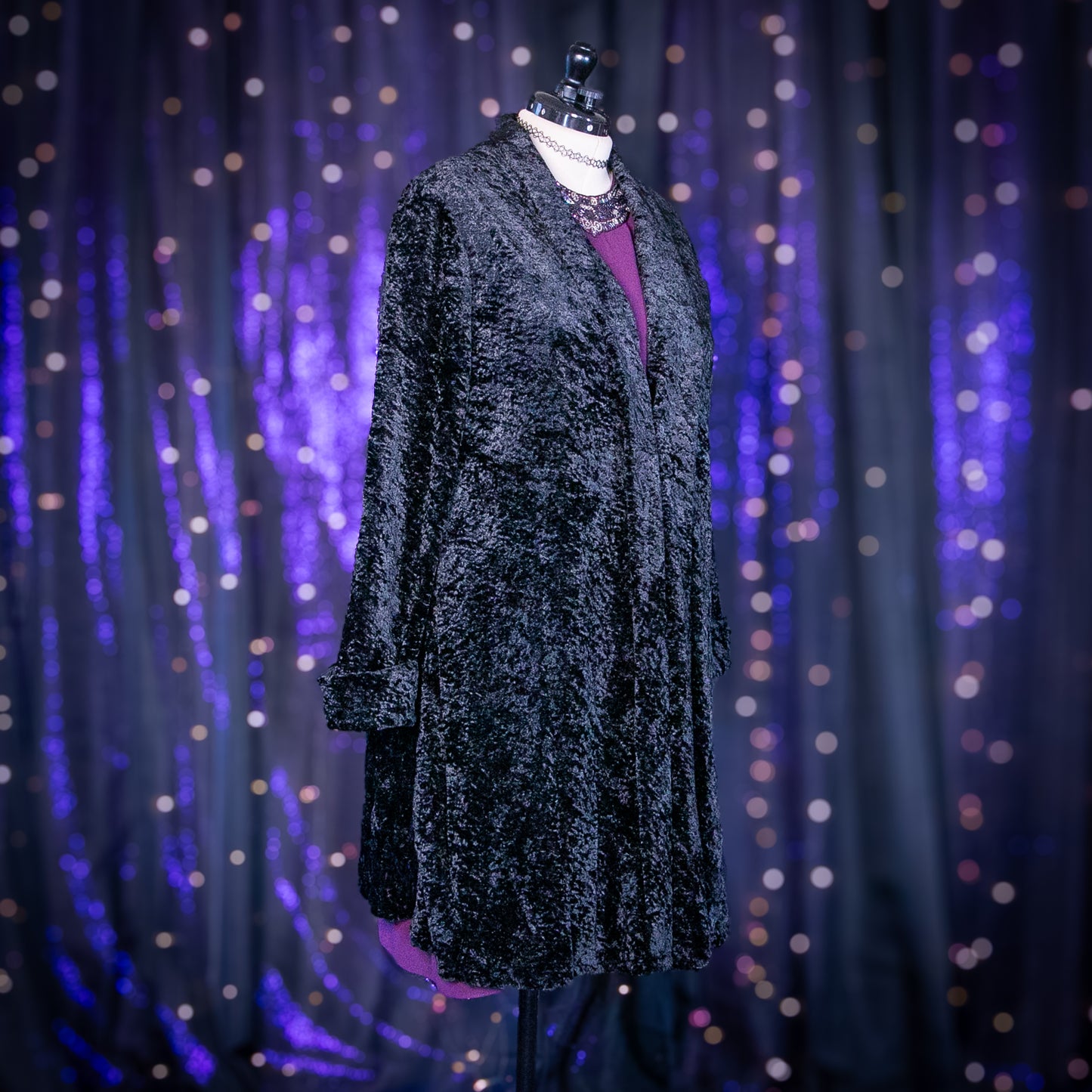 black out duster jacket