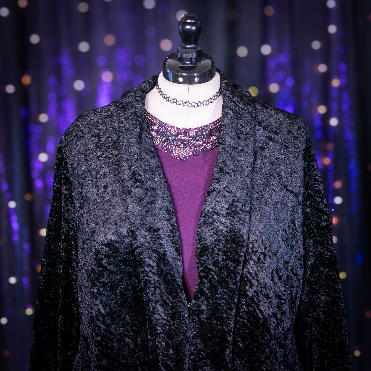 black out duster jacket