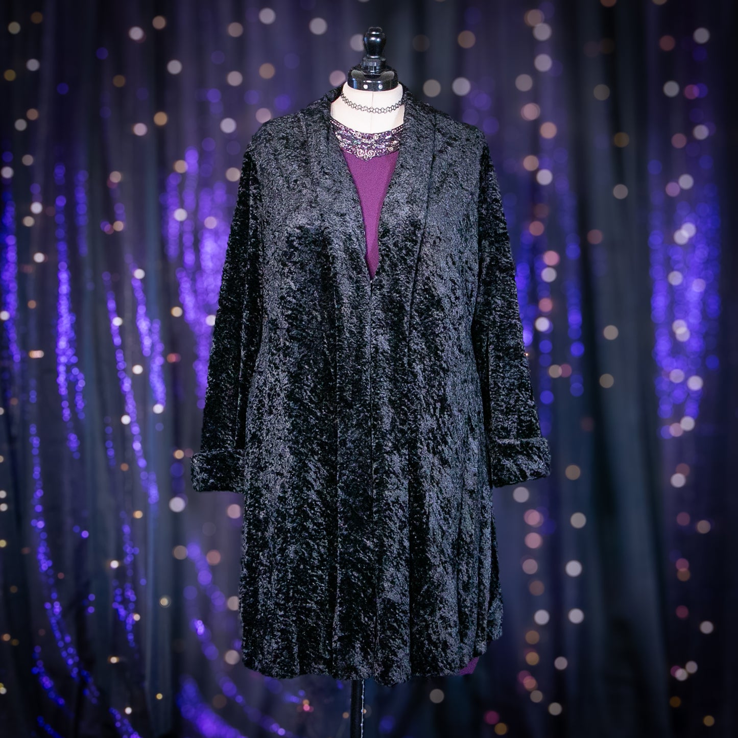 black out duster jacket