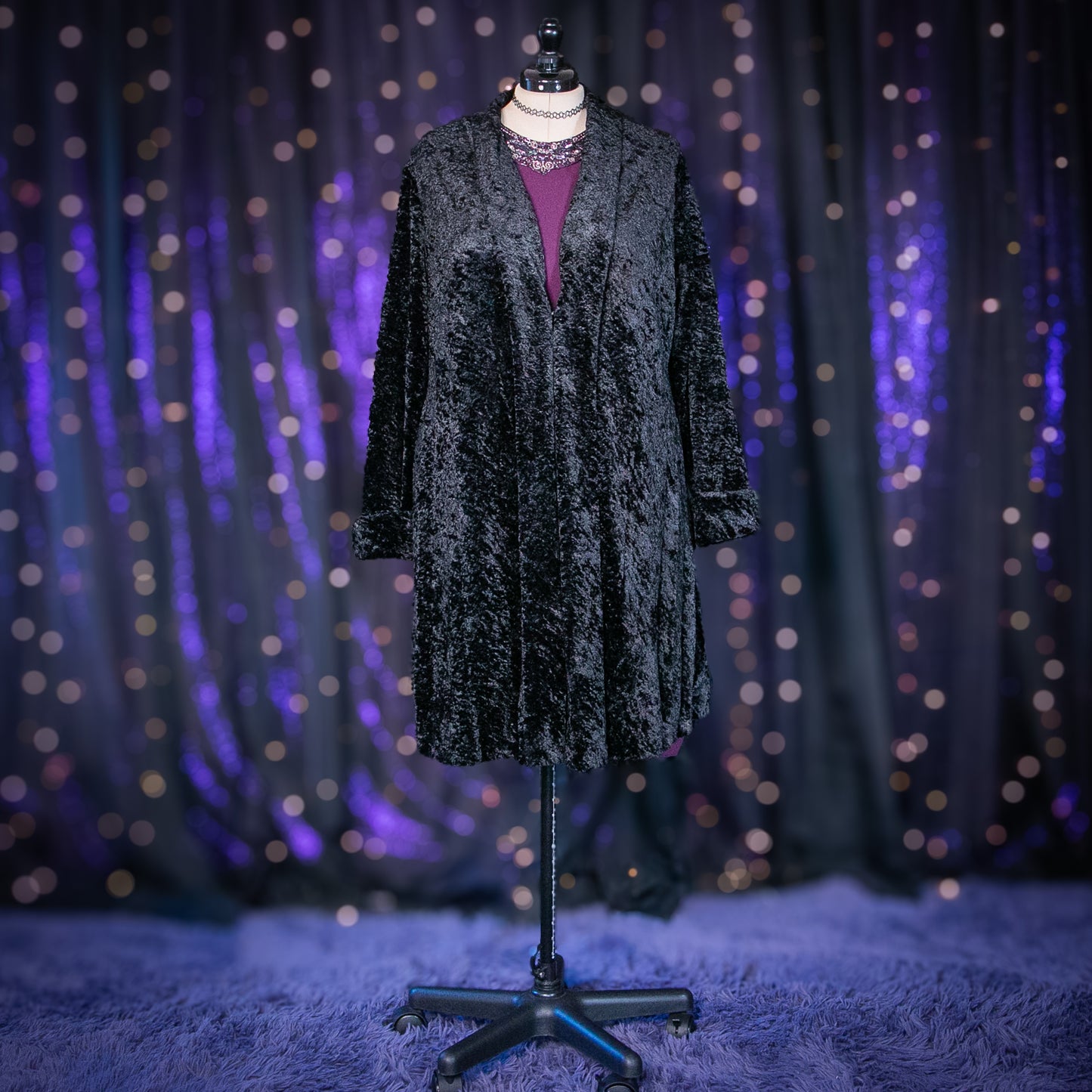 black out duster jacket