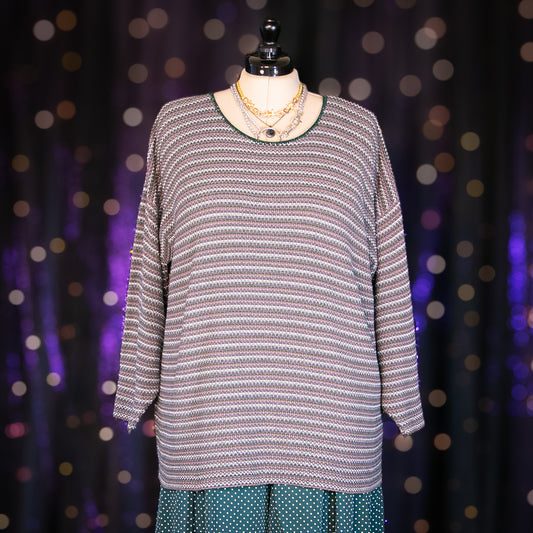 violet sweater