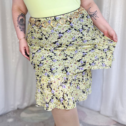 chartreuse blooms skirt