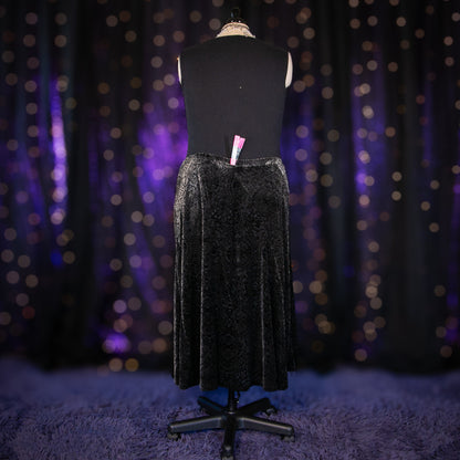 pewter paisley skirt