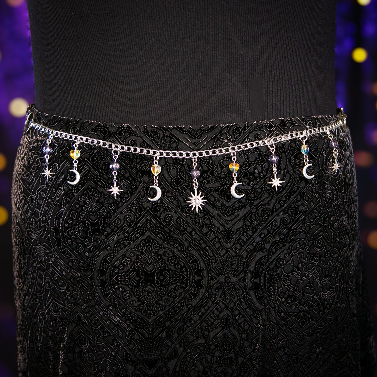 pewter paisley skirt