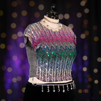 rainbow ritual top