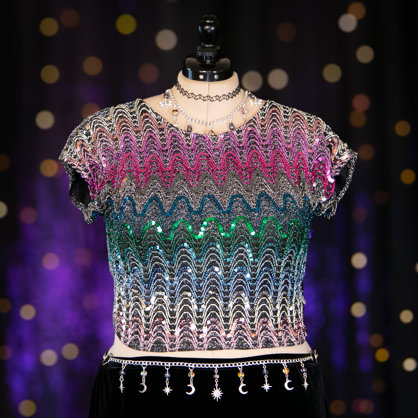 rainbow ritual top