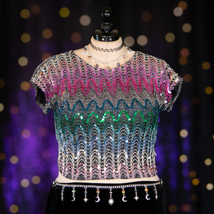 rainbow ritual top