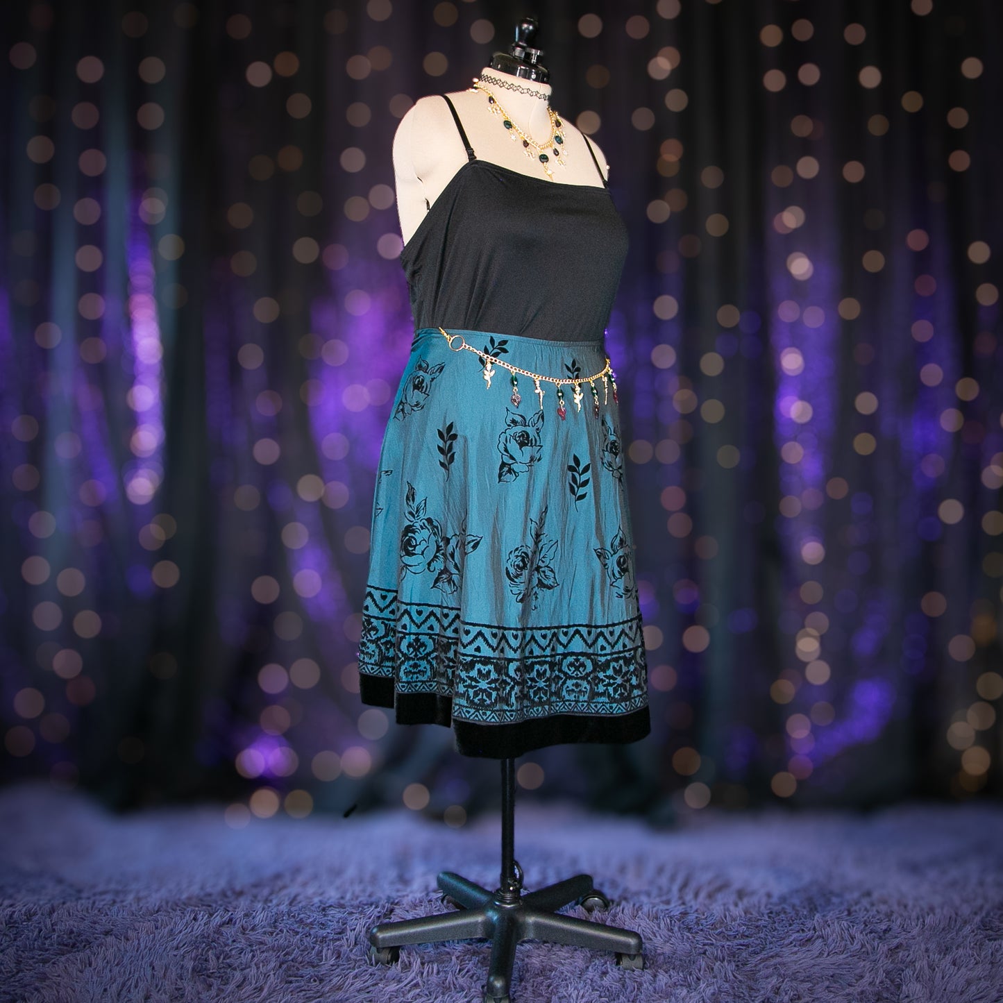 emerald moss skirt