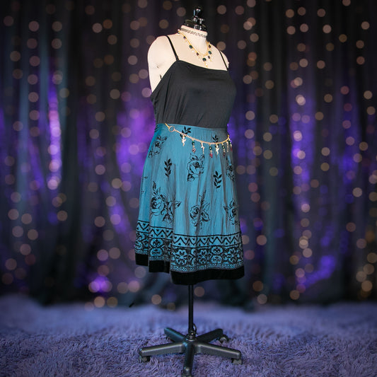 emerald moss skirt