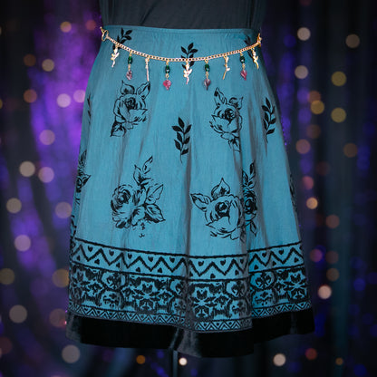 emerald moss skirt