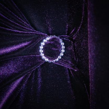 aubergine agatha dress