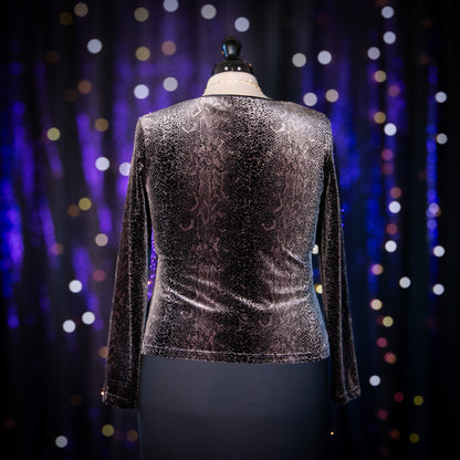 serpent skin top