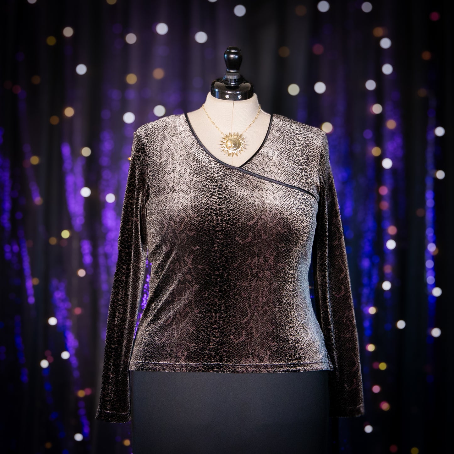serpent skin top