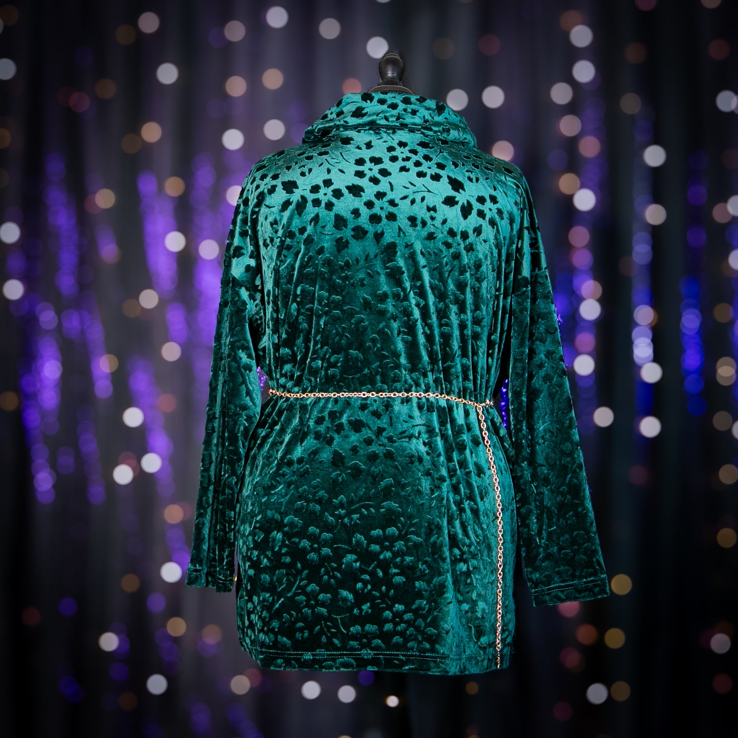 nocturnal garden tunic top