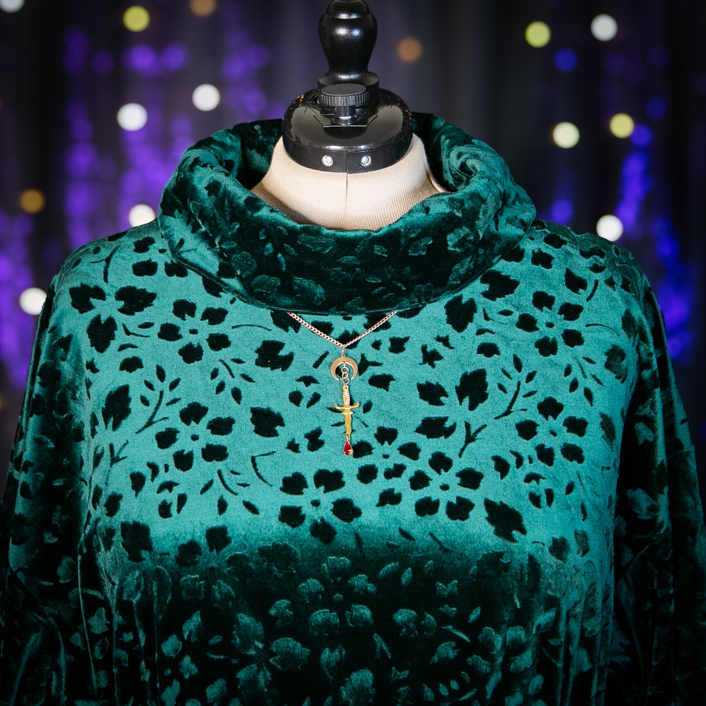 nocturnal garden tunic top