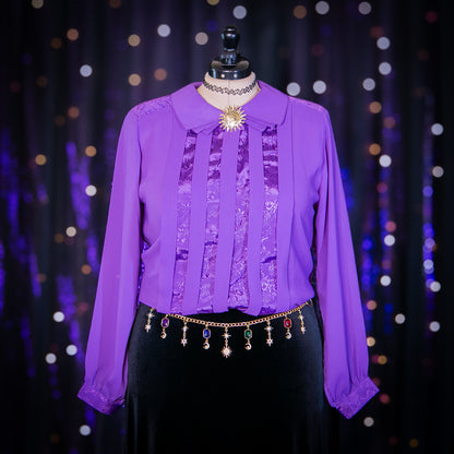 antique amethyst top
