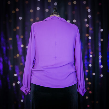 antique amethyst top