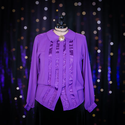 antique amethyst top