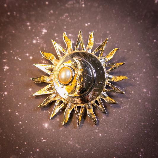 celestial pearl brooch