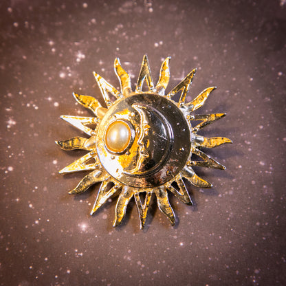 celestial pearl brooch