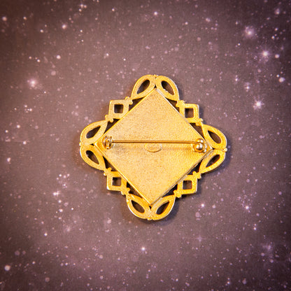 purple portal brooch