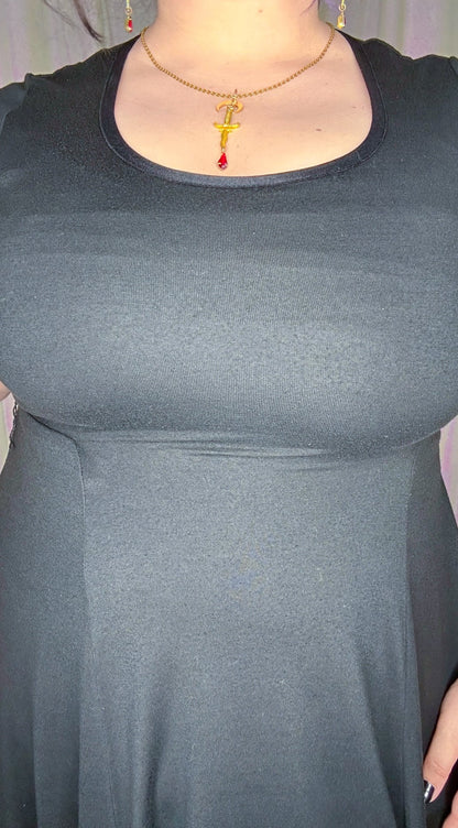 black cloud dress