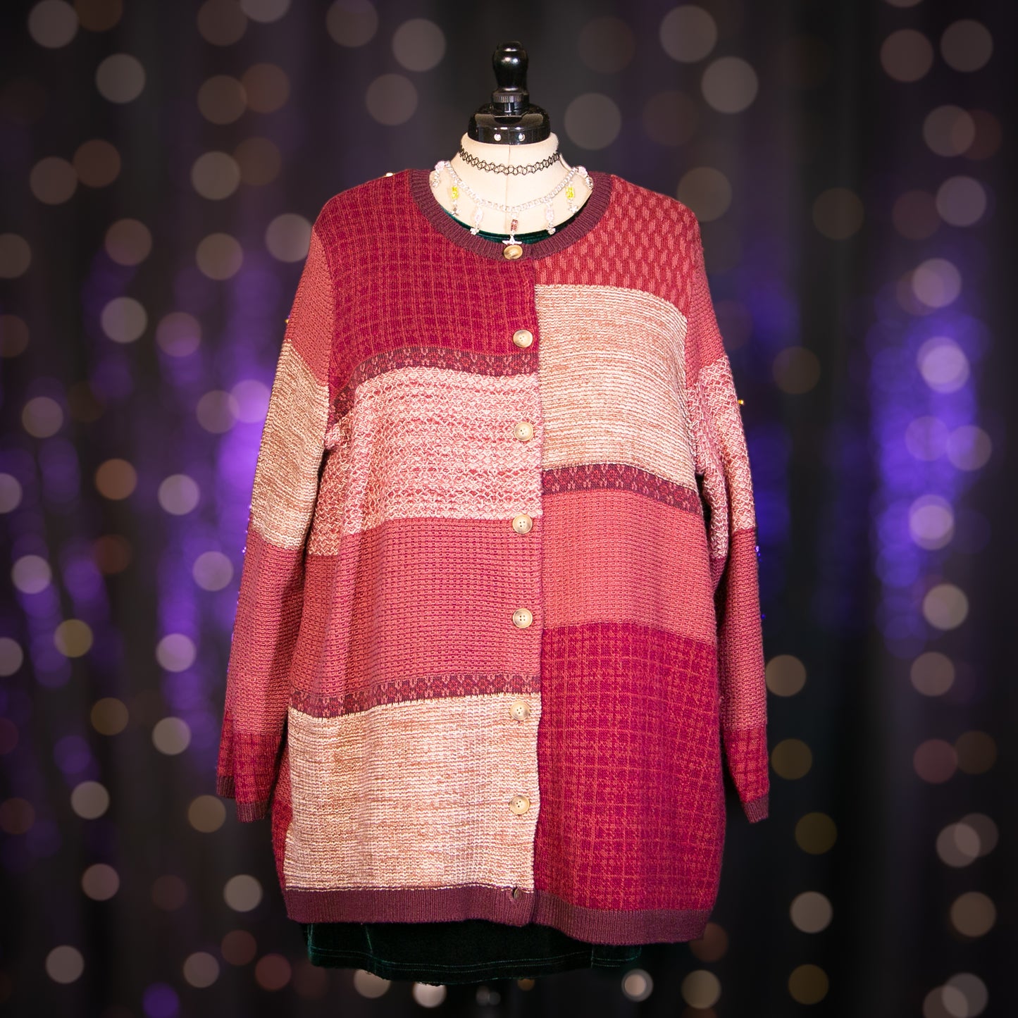 rhodonite cardigan sweater