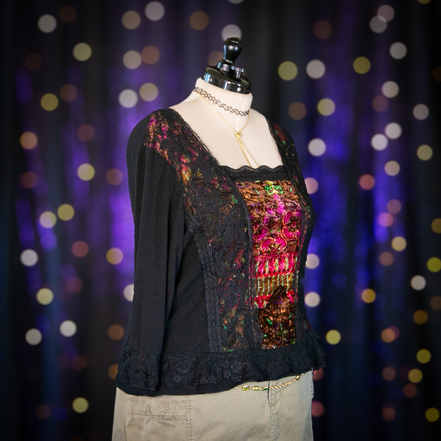neon gothic top