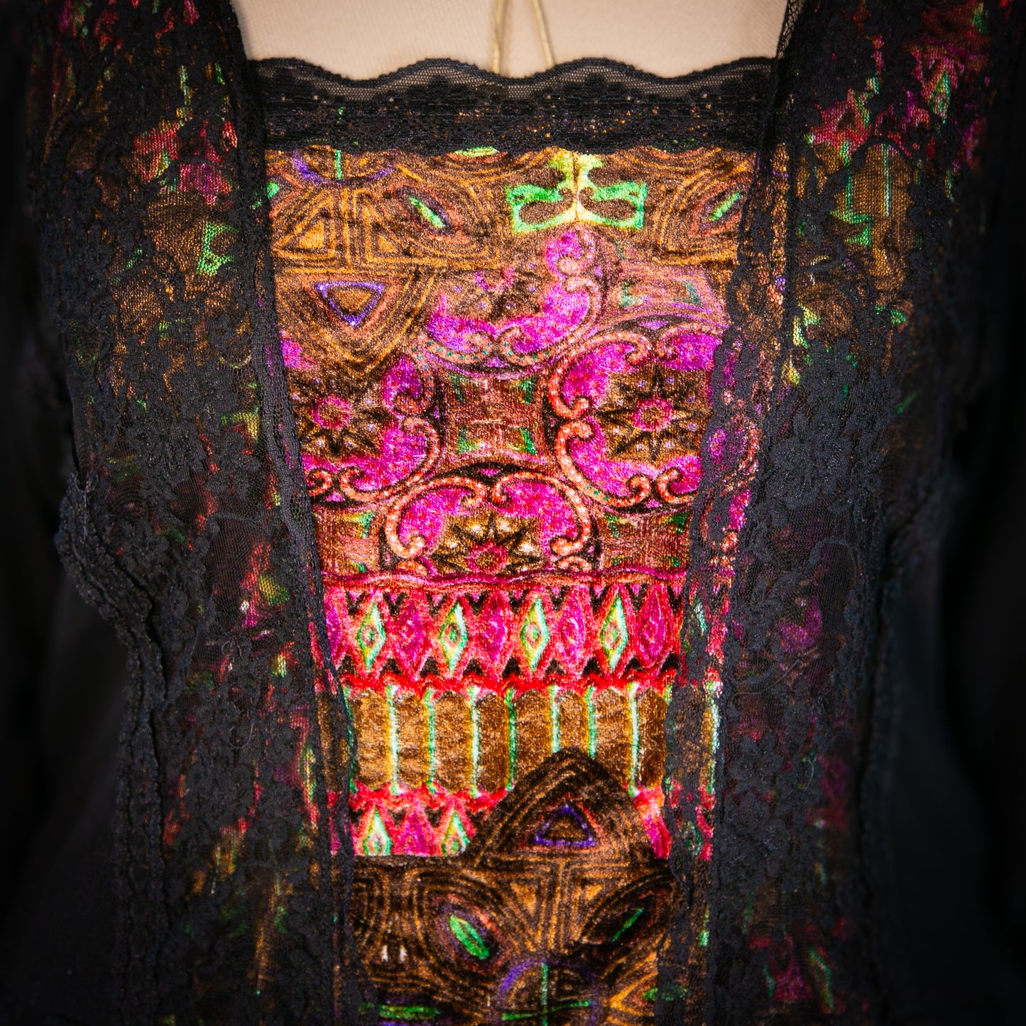 neon gothic top