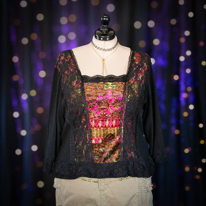 neon gothic top