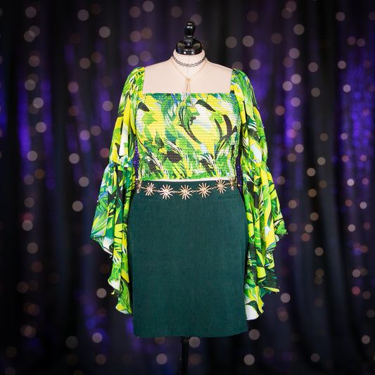 tropical peridot top