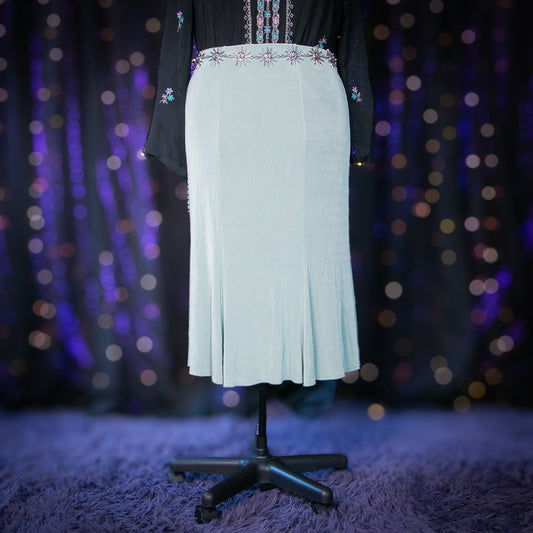 seafoam skirt