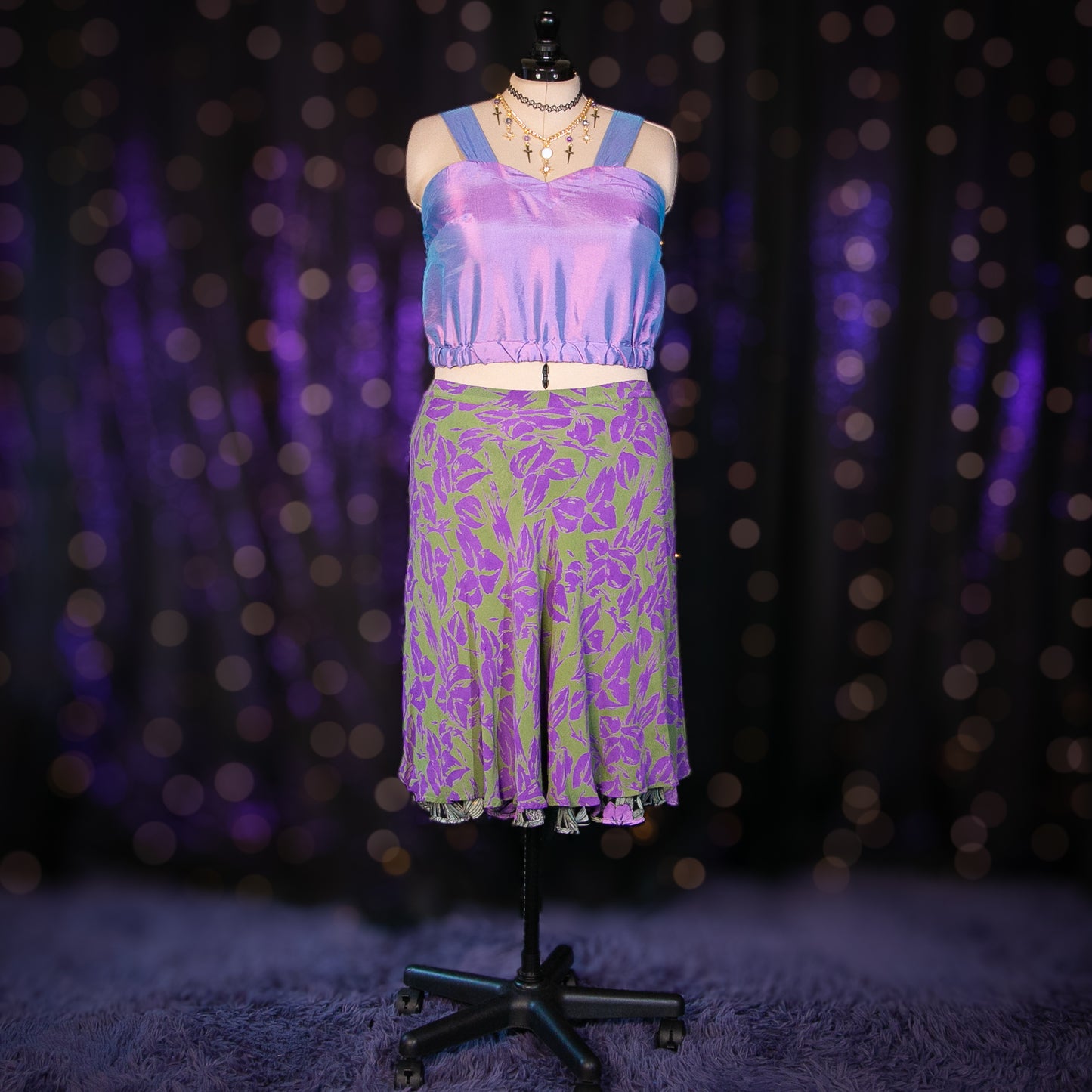 garden fae reversible skirt