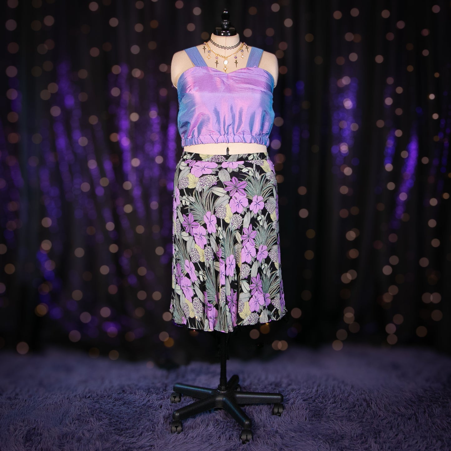 garden fae reversible skirt