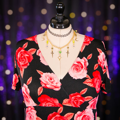 rose petals dress