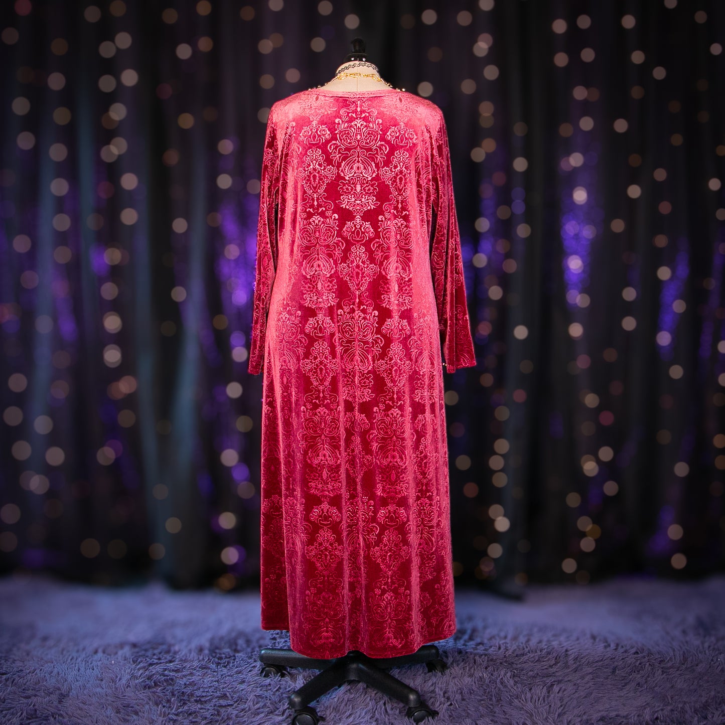 mauve morganite dress