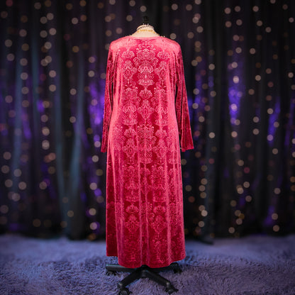 mauve morganite dress