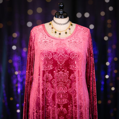 mauve morganite dress