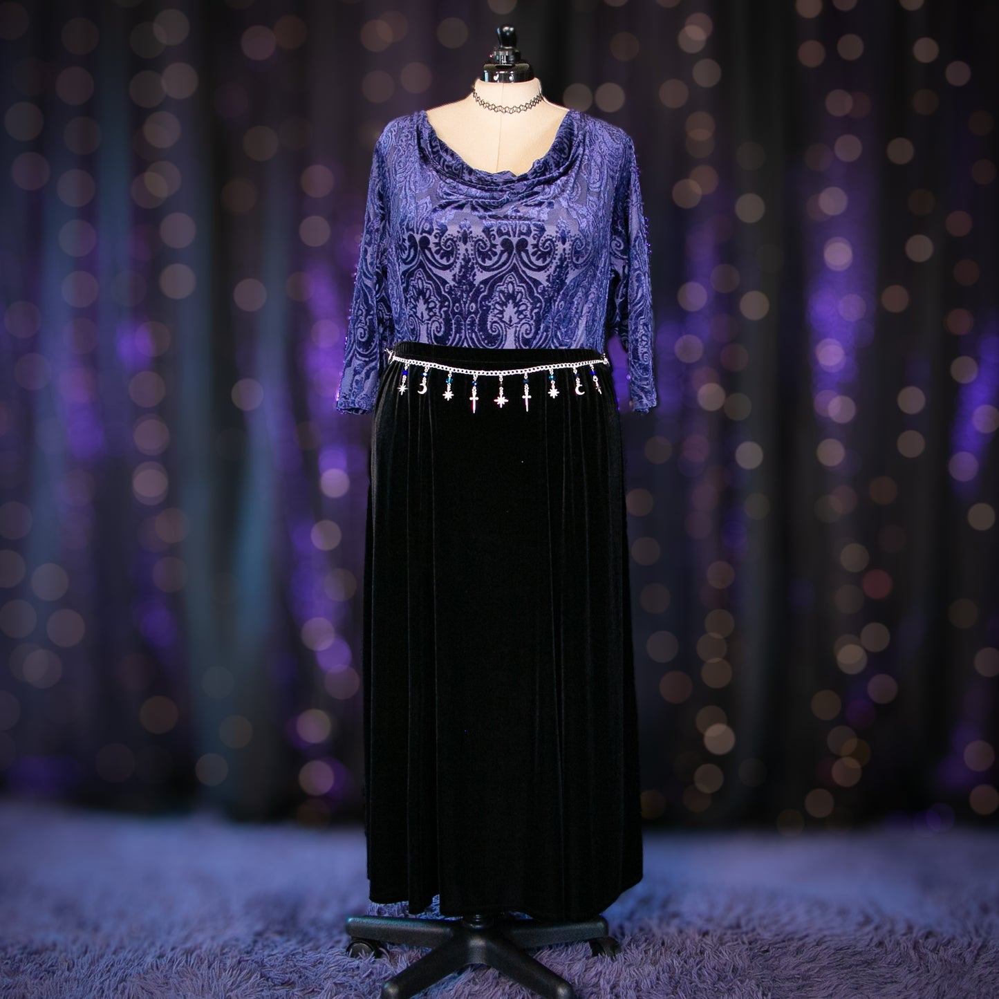 black meteorite skirt
