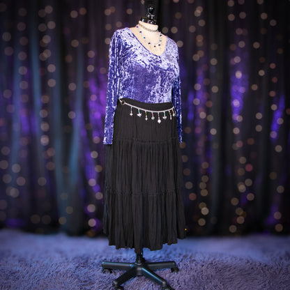 black quartz tower skirt