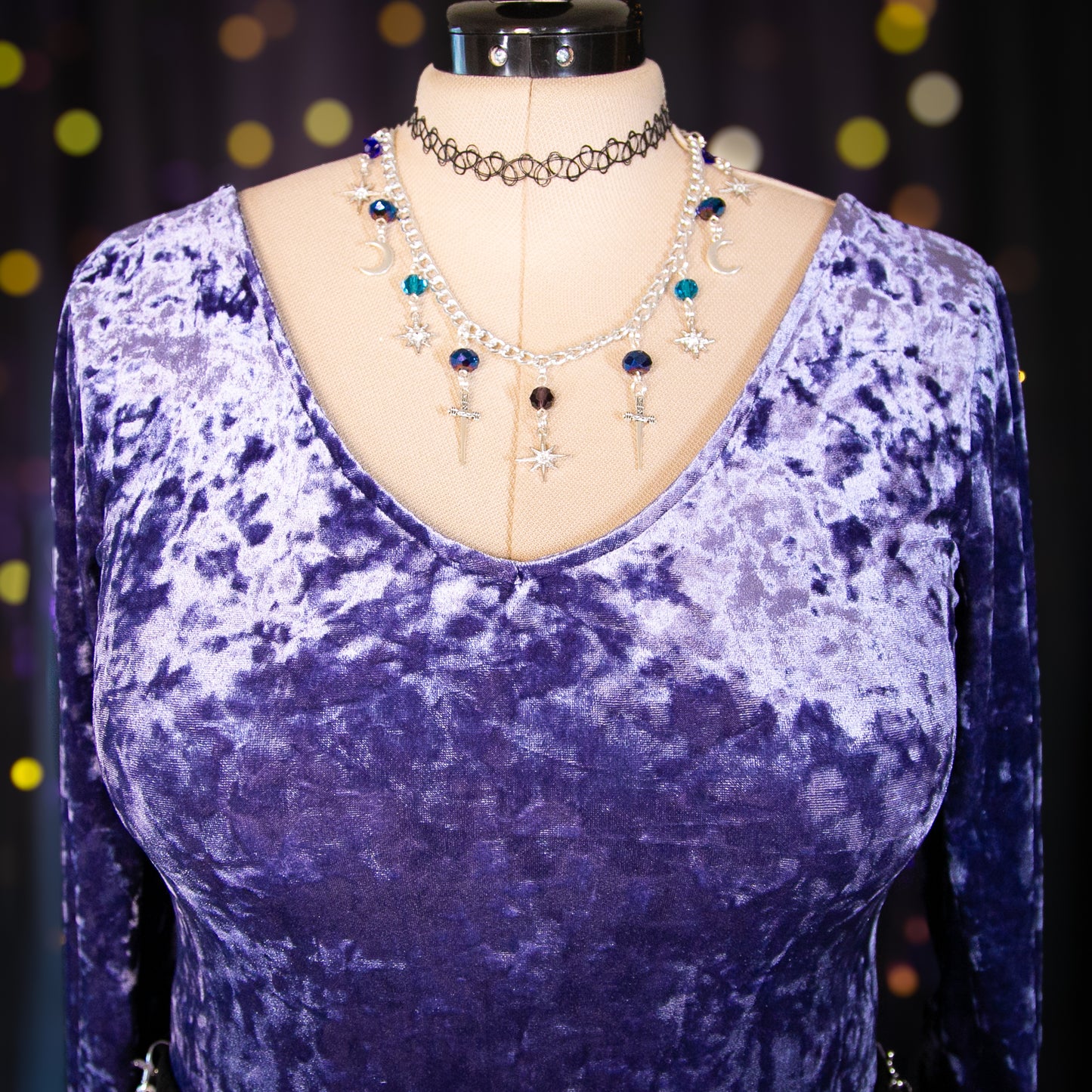 light tanzanite bodysuit
